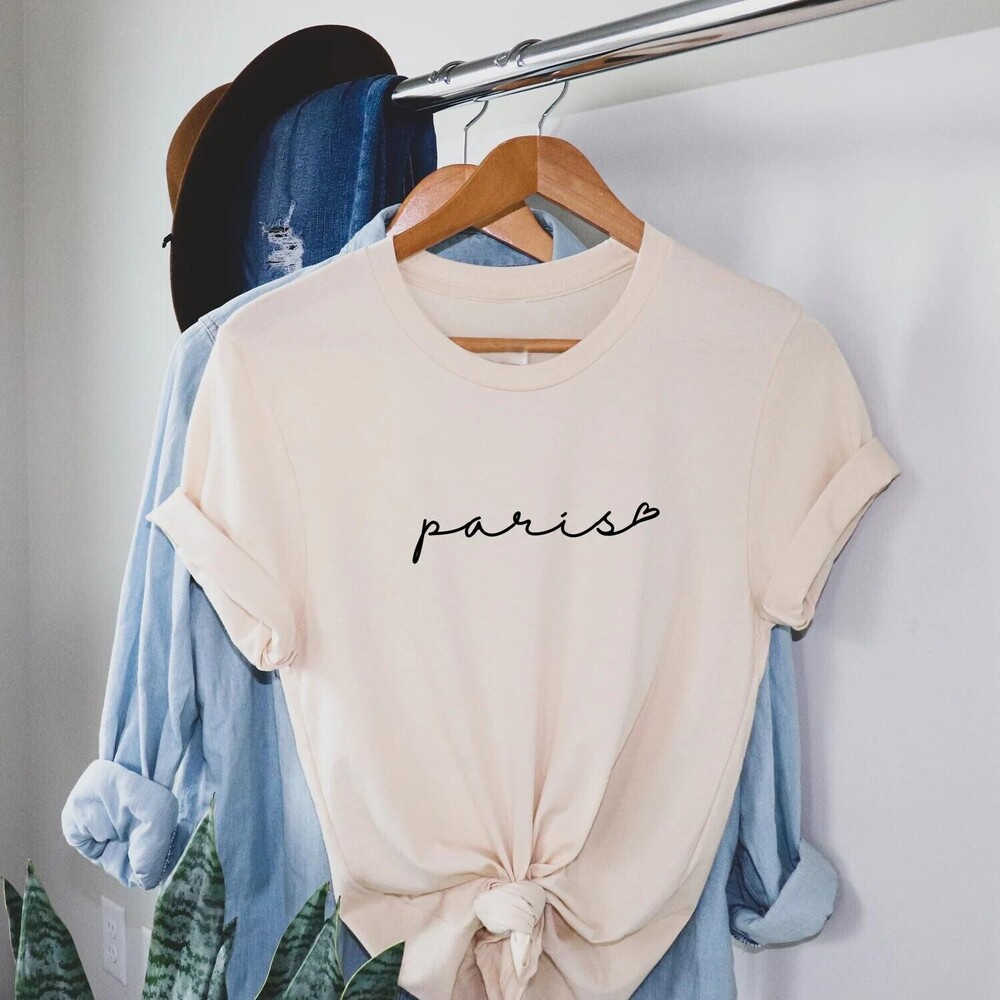 Paris Love Crewneck Sweatshirt Paris Women_S Shirt